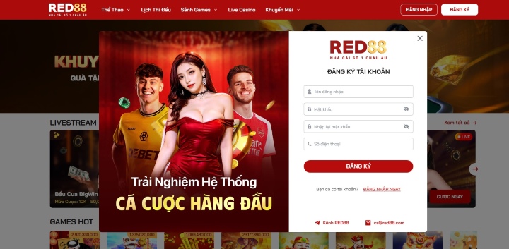 Hướng dẫn tham gia Red88 hoàn toàn miễn phí